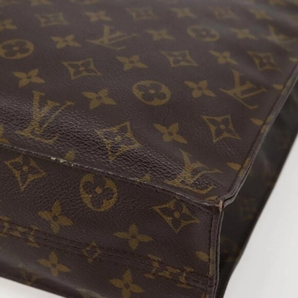 LOUIS VUITTON Monogram Sac Plat Hand Bag M51140 LV Auth 142750 - Picture 5 of 16